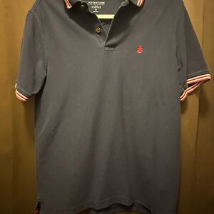 Izod Blue and‎ Red Polo Shirt Classic Design